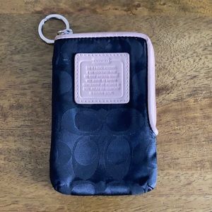 Coach wristlet/keychain wallet